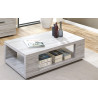 Table basse contemporaine chêne gris Merry