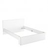 Lit adulte scandinave chêne/blanc Gaetan