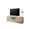 Meuble TV moderne 181 cm chêne samoa Orlane