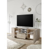 Meuble TV moderne 181 cm chêne samoa Orlane