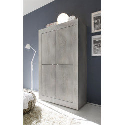 Vaisselier/argentier contemporain pin blanc Albina