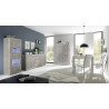 Vaisselier/argentier contemporain pin blanc Albina I