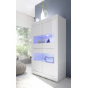 Vaisselier/argentier moderne blanc Agathe