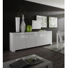 Buffet/bahut design laqué blanc 210 cm Twist