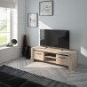Meuble TV contemporain chêne clair Angelina