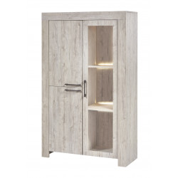 Vaisselier/argentier contemporain chêne clair Milano