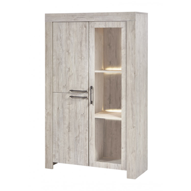 Vaisselier/argentier contemporain chêne clair Milano