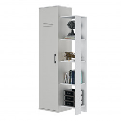 Bibliothèque enfant moderne blanc/gris Séraphin