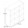 Etagère moderne 9 compartiments Module