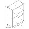 Etagère moderne 5 compartiments Module