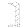 Etagère moderne rectangulaire 4 compartiments Module