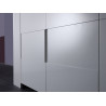 Vaisselier/bar 2 portes design laqué blanc Judy