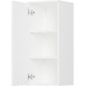Meuble haut de salle de bain moderne blanc Yvana
