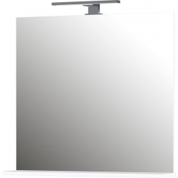 Miroir de salle de bain blanc Yvana