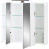 Armoire de toilette moderne blanche Yvana