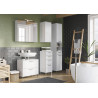 Armoire de toilette moderne blanche Yvana