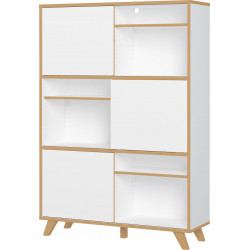 Armoire haute de bureau scandinave Paco