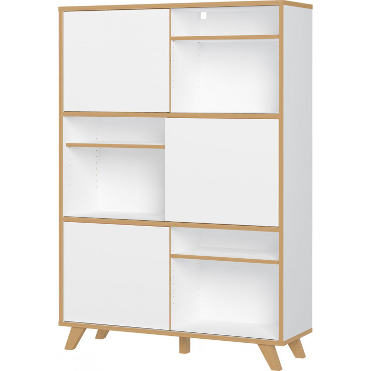 Armoire haute de bureau scandinave Paco