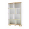 Bibliothèque scandinave chêne/blanc Losana II