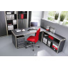 Ensemble de bureau contemporain anthracite Garland