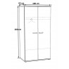 Armoire enfant contemporaine 100 cm Julien