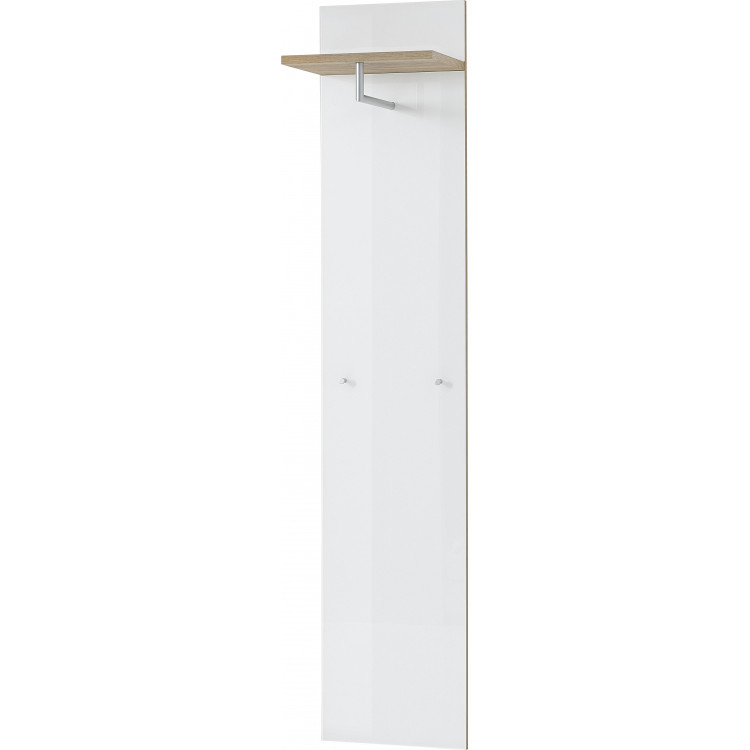 Vestiaire ouvert moderne 39 cm blanc/chêne Omaha