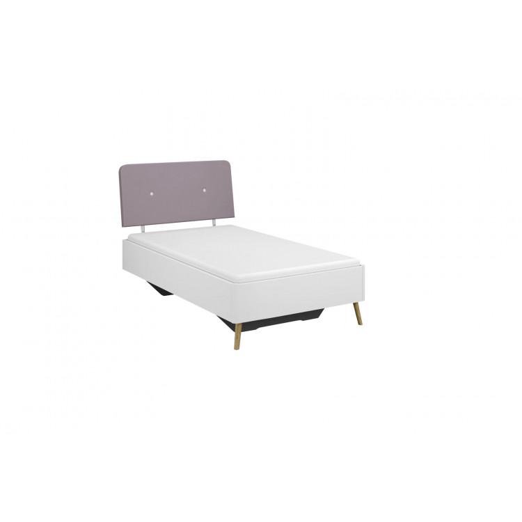 Lit scandinave blanc Annick