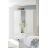 Chambre adulte scandinave blanche Annick