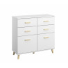 Chambre adulte scandinave blanche Annick