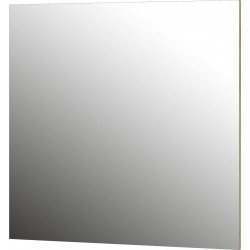 Miroir rectangulaire coloris chêne Janette