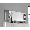 Miroir rectangulaire blanc Samy