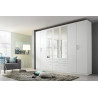 Armoire contemporaine 315 cm blanche Alban