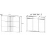 Armoire adulte contemporaine Jasmine