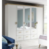 Chambre adulte scandinave blanche Norvege