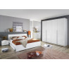 Armoire contemporaine 226 cm blanche Laurana