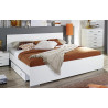 Chambre adulte contemporaine blanche Laurana