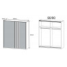 Armoire adulte moderne Mirsa