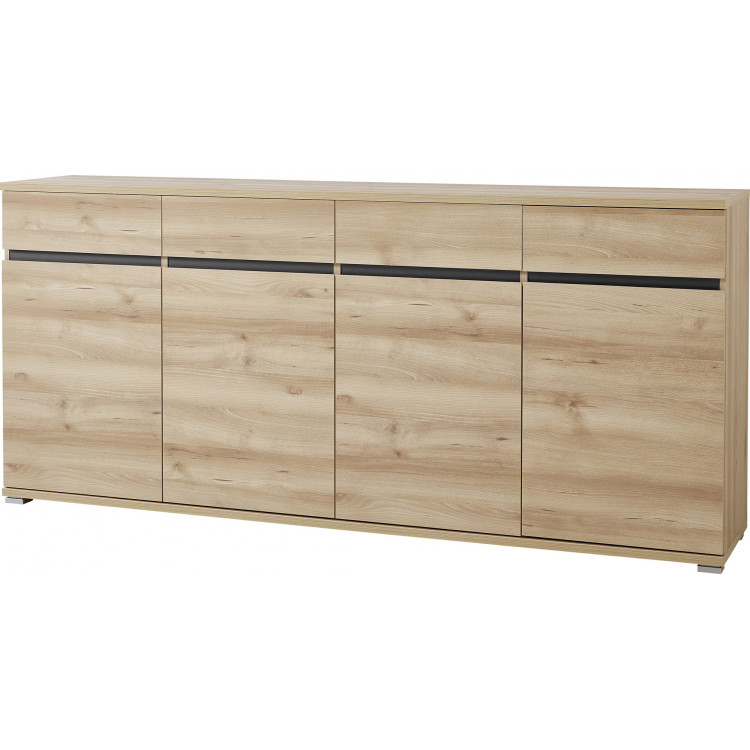 Buffet/bahut contemporain 192 cm coloris hêtre Yanice