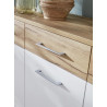 Buffet/bahut contemporain 144 cm chêne/blanc Curtys