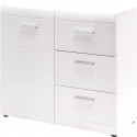 Meuble de rangement moderne blanc Suzana