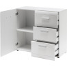 Meuble de rangement moderne blanc Suzana