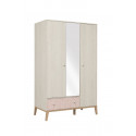 Armoire enfant scandinave 126 cm Sarah