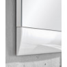 Miroir rectangulaire blanc Adèle