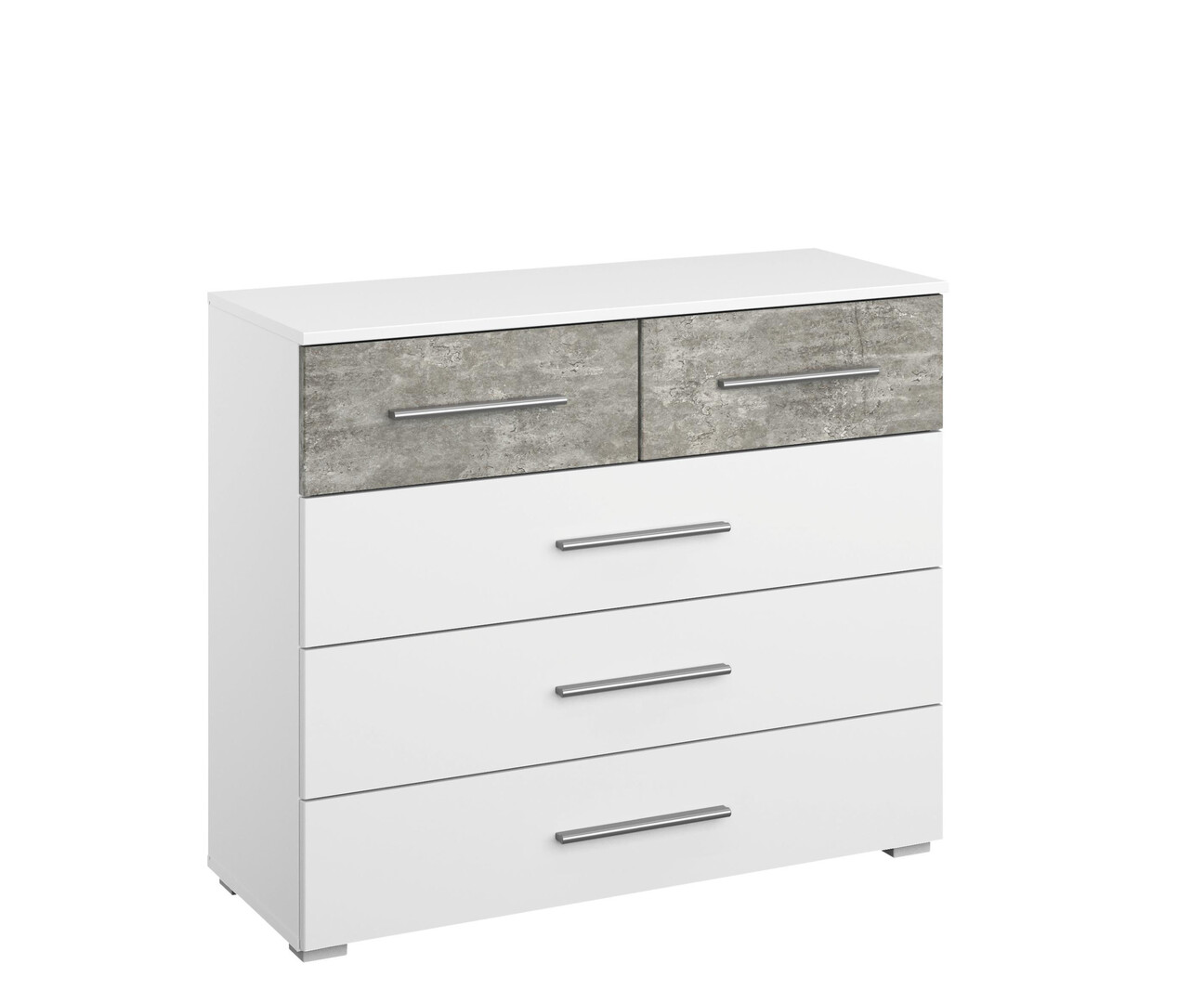 ML-Design - Commode de chambre avec 5 tiroirs tissu amovibles blanc  80x30x70 cm ML-DESIGN® - Commode - Rue du Commerce