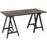 Bureau droit contemporain noir/marron Matra