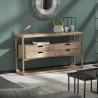 Buffet contemporain en mango clair Charlotte