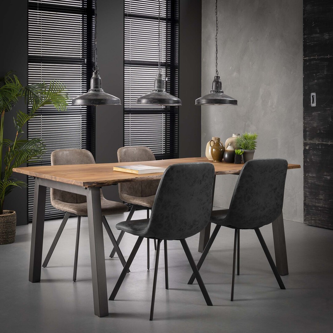 Table de repas extensible en acacia