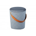 Pouf coffre moderne en velours Fontana