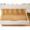 Lit banquette contemporain en pin massif Cyril