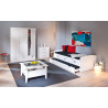 Lit banquette contemporain en pin massif Cyril